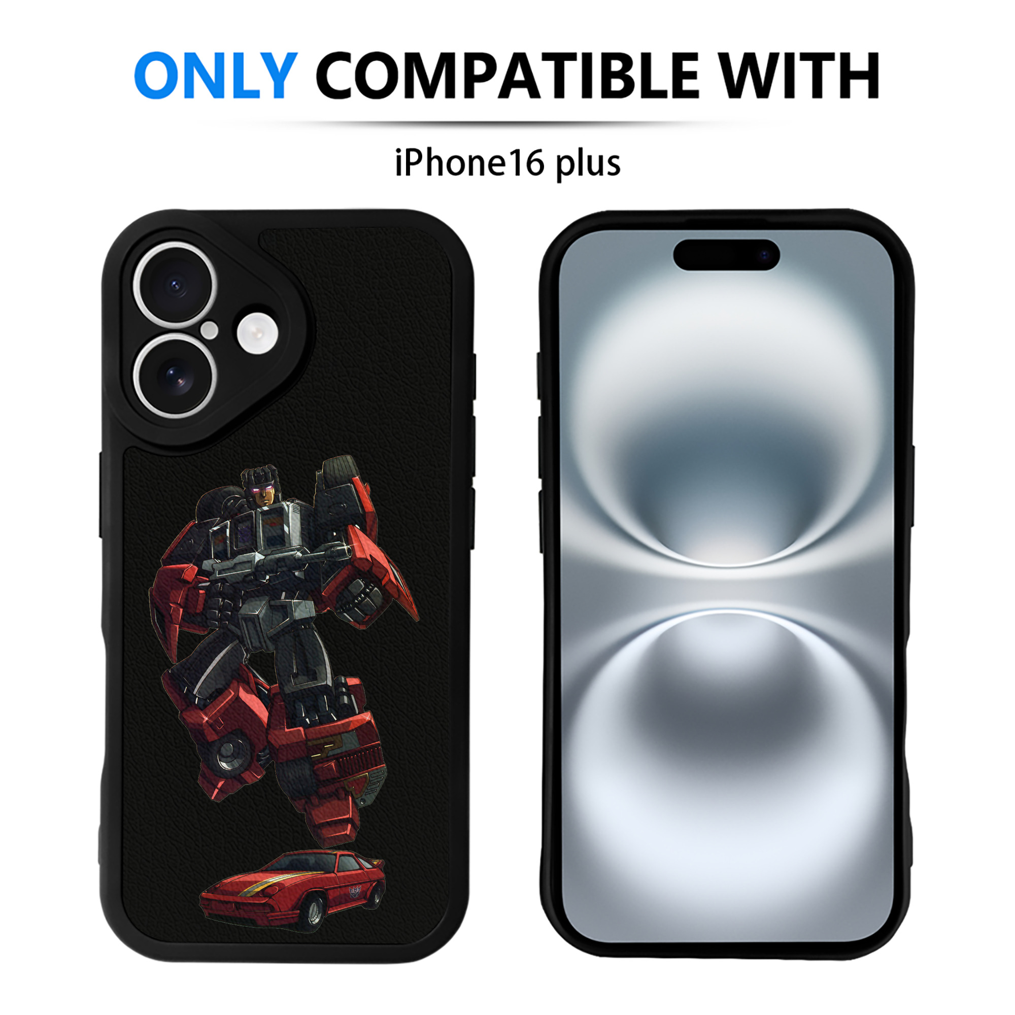 （画像用）  【iPhone 16シリーズ対応】シリコンスマホケース（レザー調） 材質：シリコン